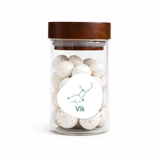 Sticker organisch - 4cm - Deugeniet collecties • vanaf 20 stuks