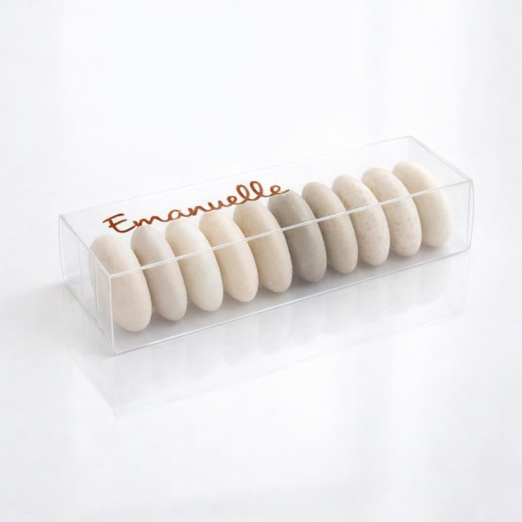 Transparant balk doosje - Doopsuiker