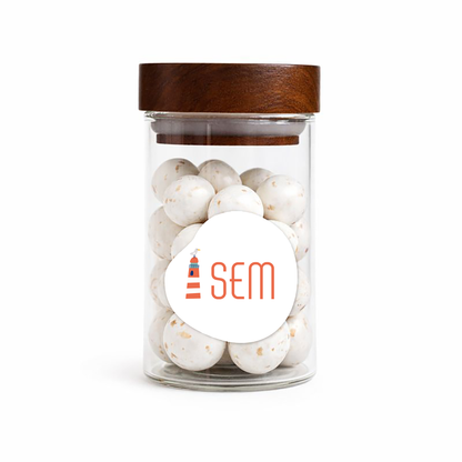 Sticker organisch - 4cm - Deugeniet collecties • vanaf 20 stuks