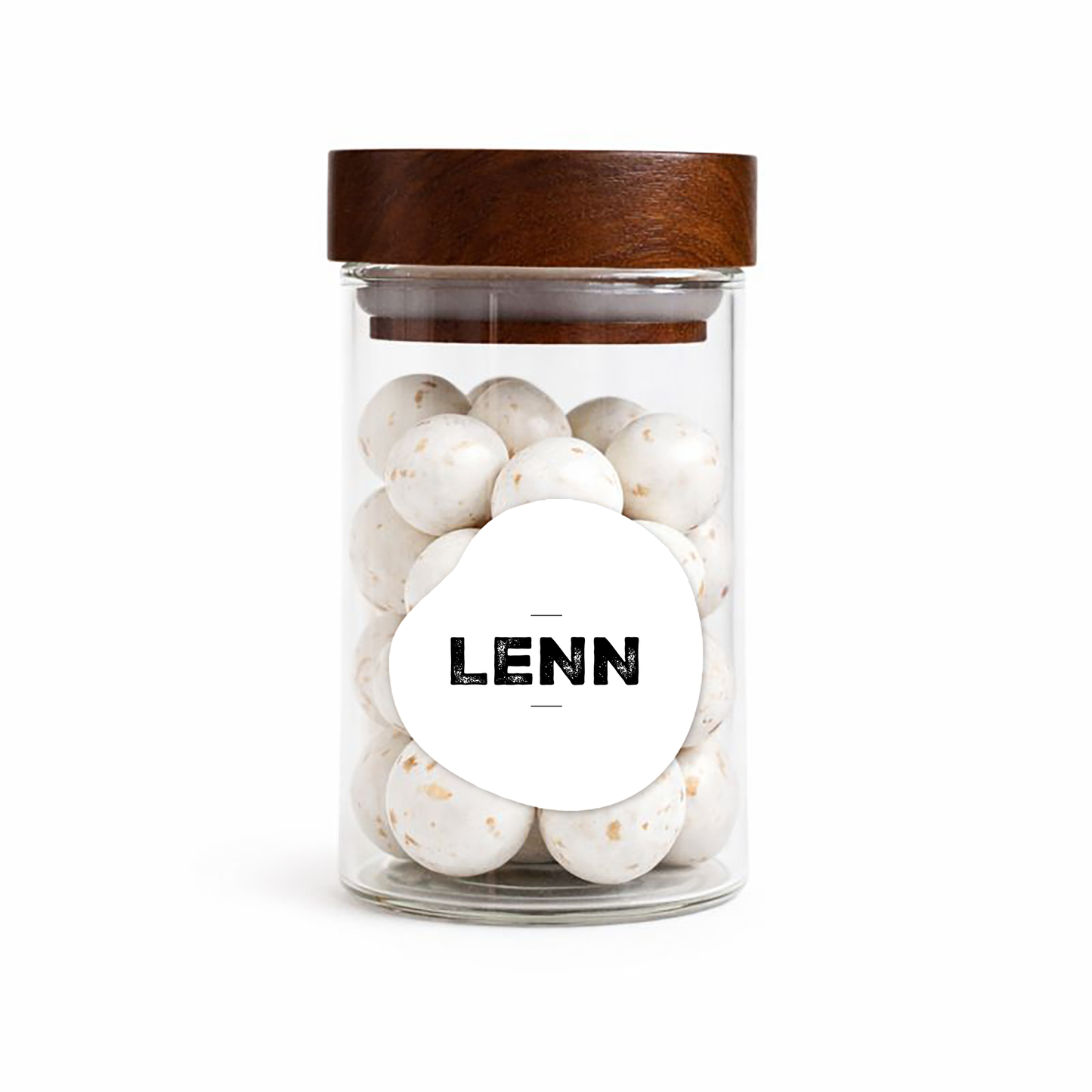 Sticker organisch - 4cm - Deugeniet collecties • vanaf 20 stuks