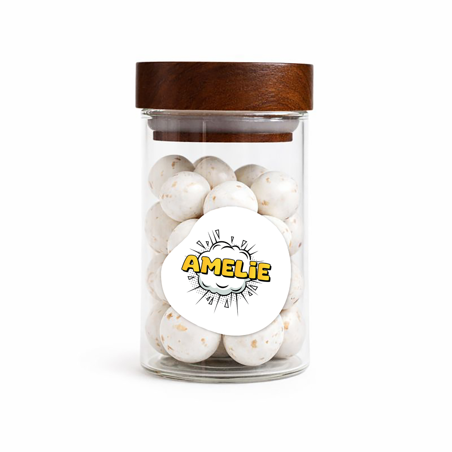 Sticker organisch - 4cm - Deugeniet collecties • vanaf 20 stuks