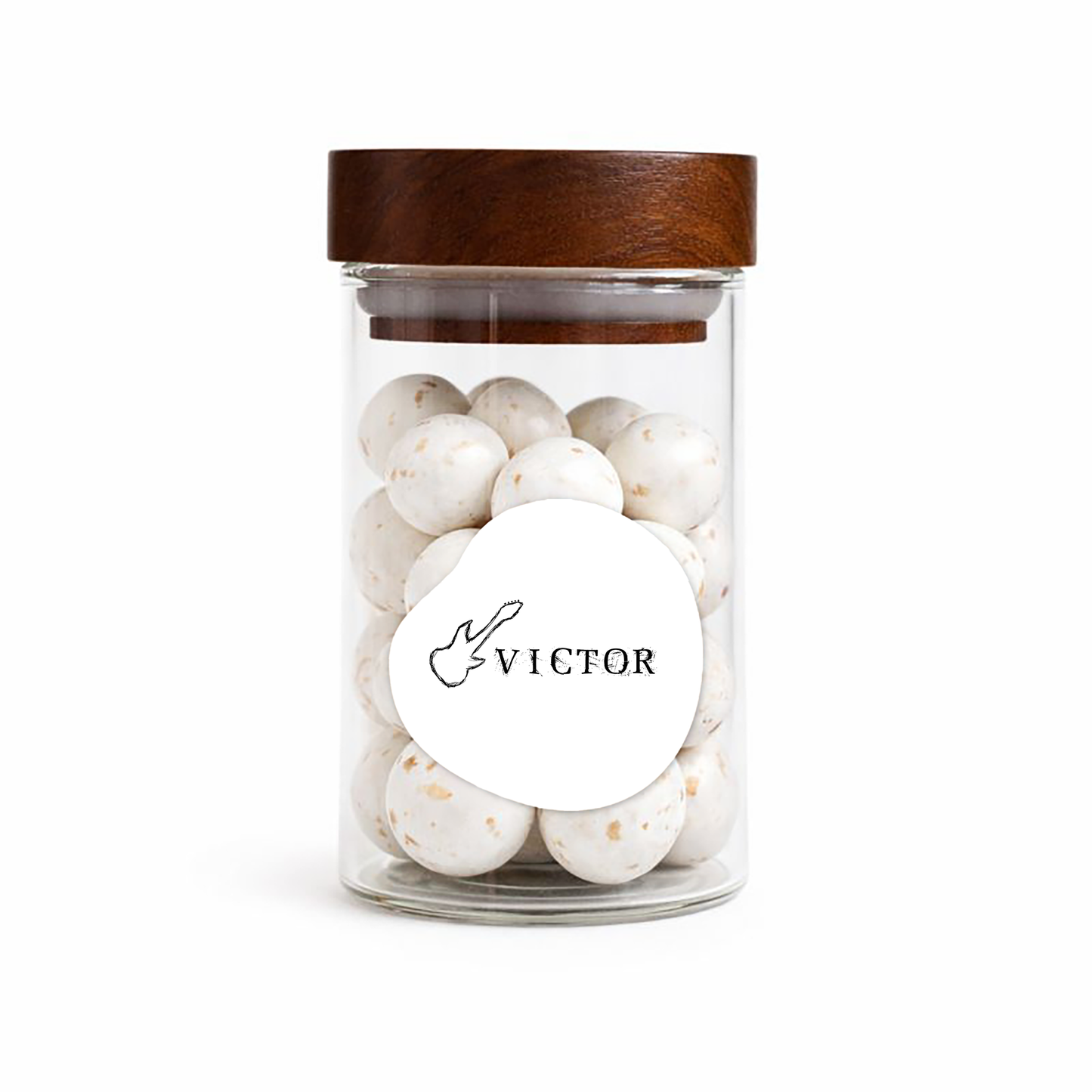 Sticker organisch - 4cm - Deugeniet collecties • vanaf 20 stuks