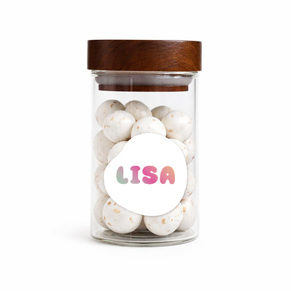 Sticker organisch - 4cm - Deugeniet collecties • vanaf 20 stuks