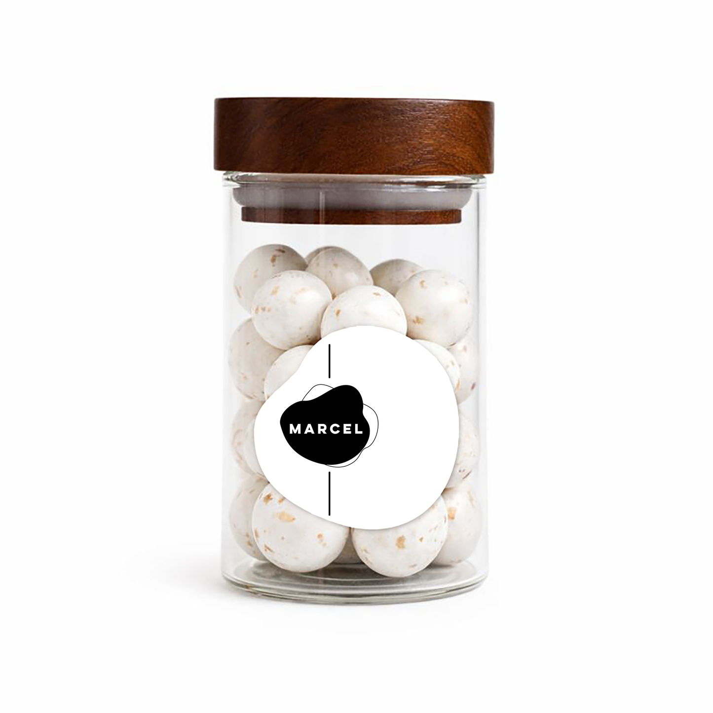 Sticker organisch - 4cm - Deugeniet collecties • vanaf 20 stuks