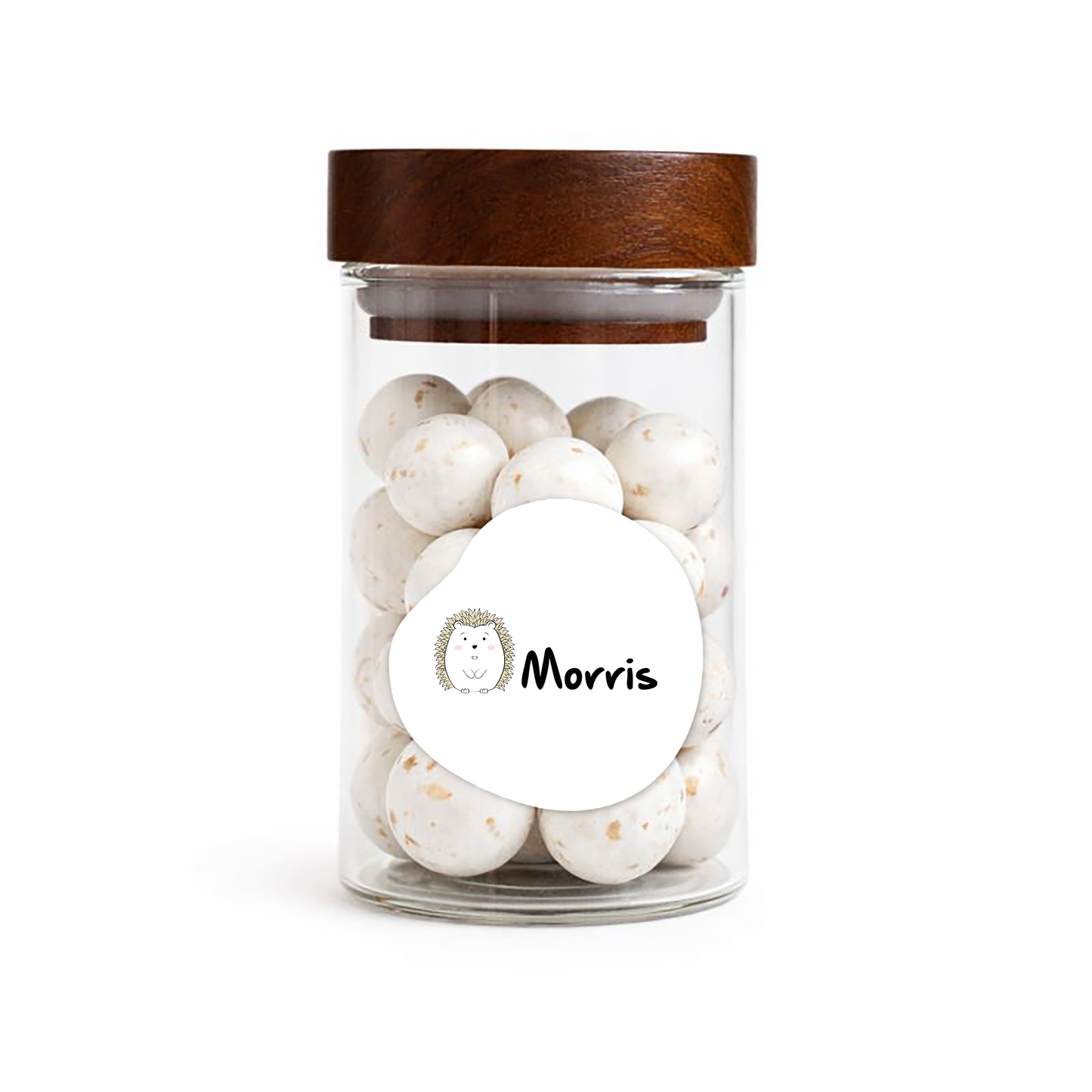 Sticker organisch - 4cm - Deugeniet collecties • vanaf 20 stuks