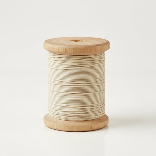 Elastisch koord - Ecru (per meter)