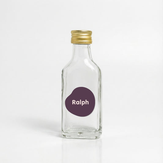 Sticker organisch - 3cm - Doopsuiker • vanaf 20 stuks