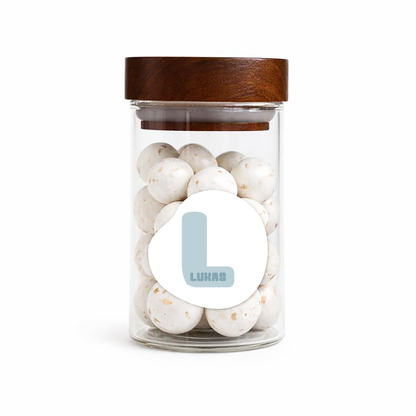 Sticker organisch - 4cm - Deugeniet collecties • vanaf 20 stuks