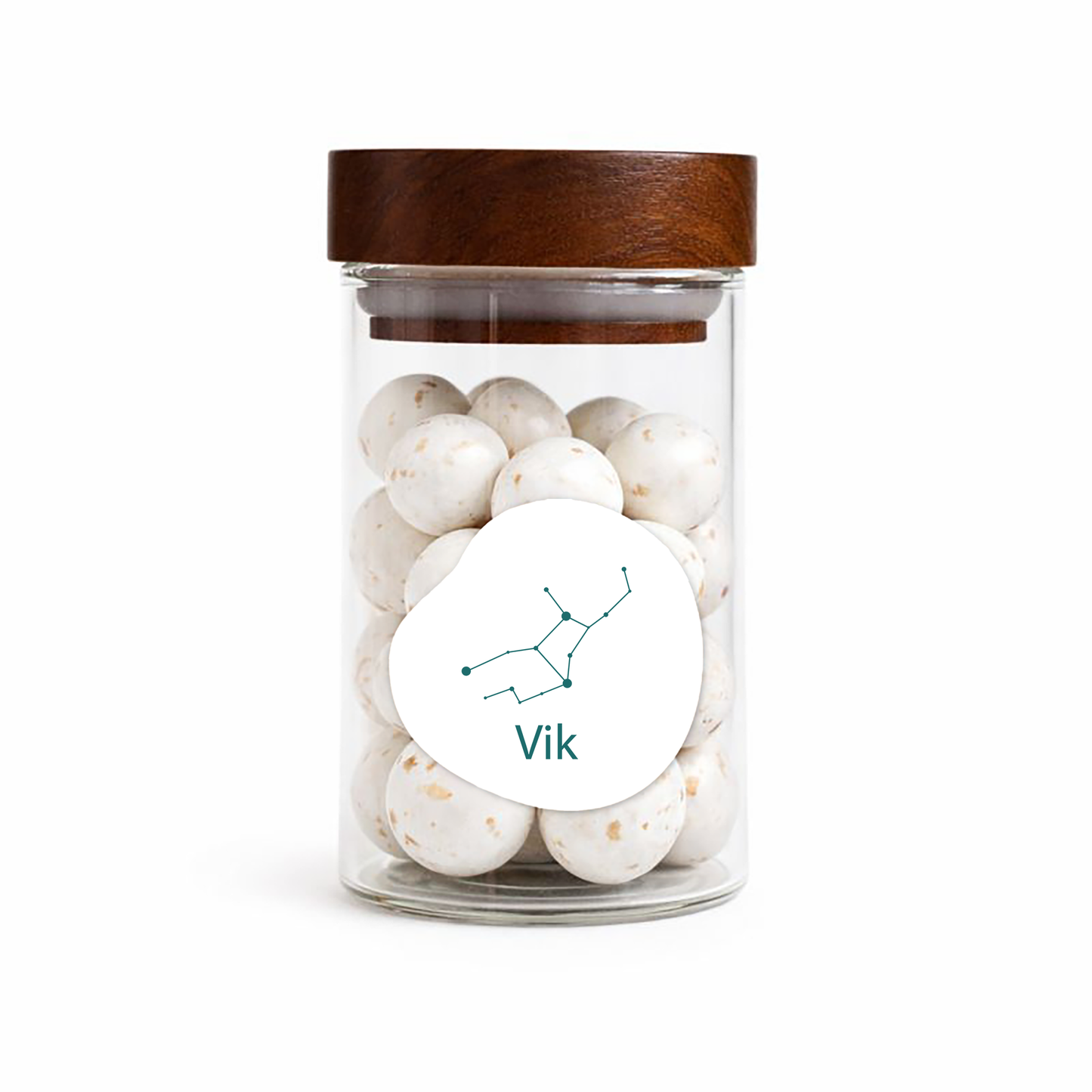 Sticker organisch - 4cm - Deugeniet collecties • vanaf 20 stuks