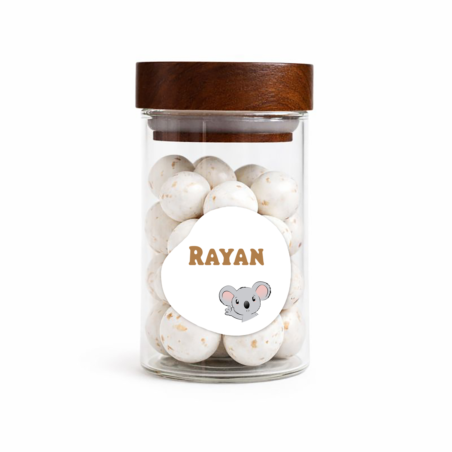 Sticker organisch - 4cm - Deugeniet collecties • vanaf 20 stuks