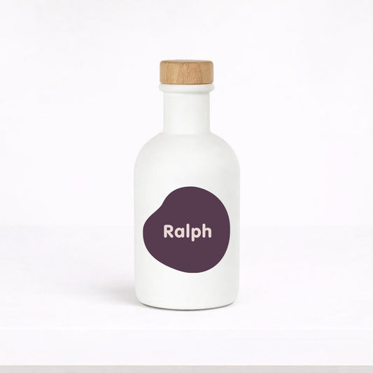 Sticker organisch - 4cm - Doopsuiker • vanaf 20 stuks