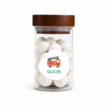 Sticker organisch - 4cm - Deugeniet collecties • vanaf 20 stuks