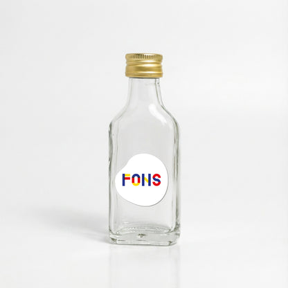 Sticker organisch - 3cm - Deugeniet collecties • vanaf 20 stuks