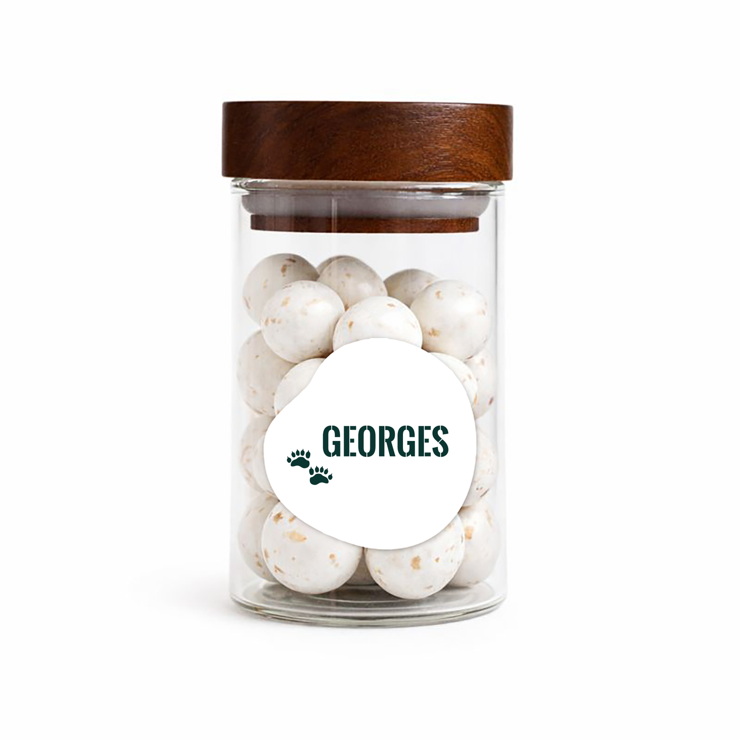 Sticker organisch - 4cm - Deugeniet collecties • vanaf 20 stuks