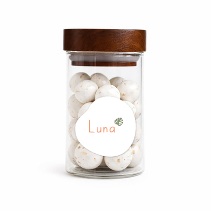 Sticker organisch - 4cm - Deugeniet collecties • vanaf 20 stuks