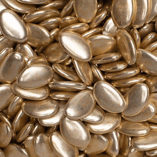 Metallic gouden suikerbonen - De Bock (195g)