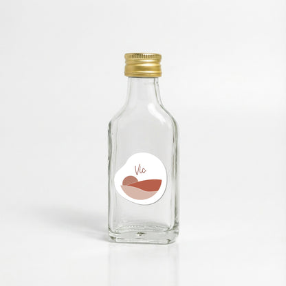 Sticker organisch - 3cm - Deugeniet collecties • vanaf 20 stuks