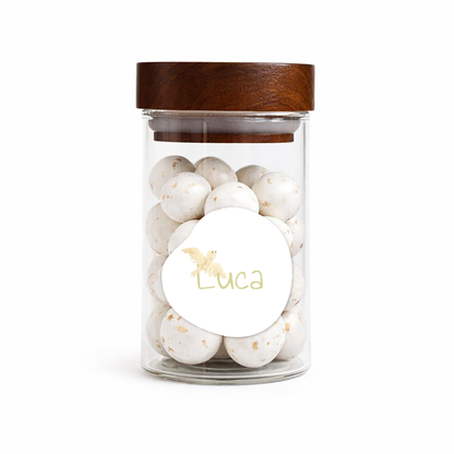 Sticker organisch - 4cm - Deugeniet collecties • vanaf 20 stuks