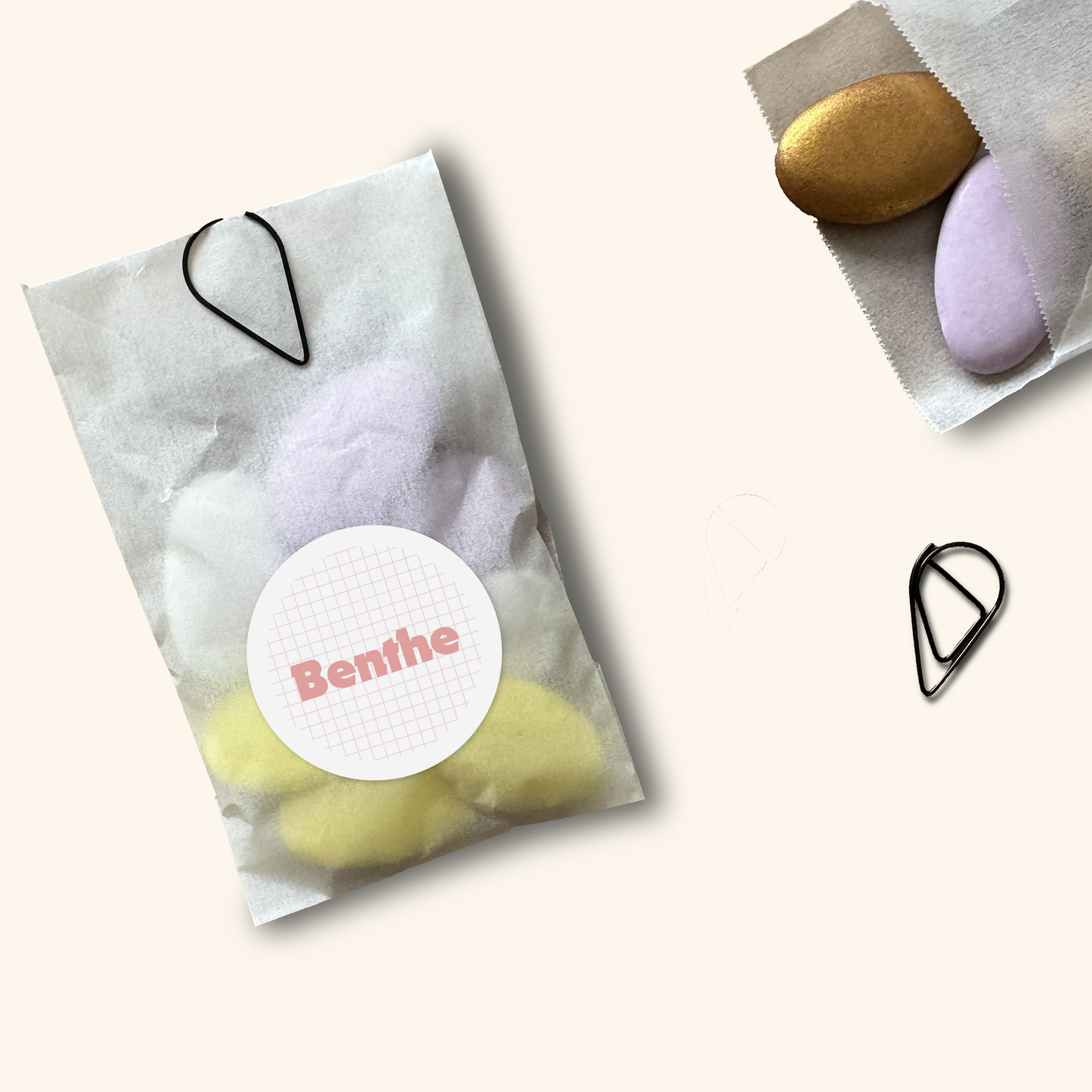 Sticker rond - 4cm - Deugeniet collecties• vanaf 20 stuks