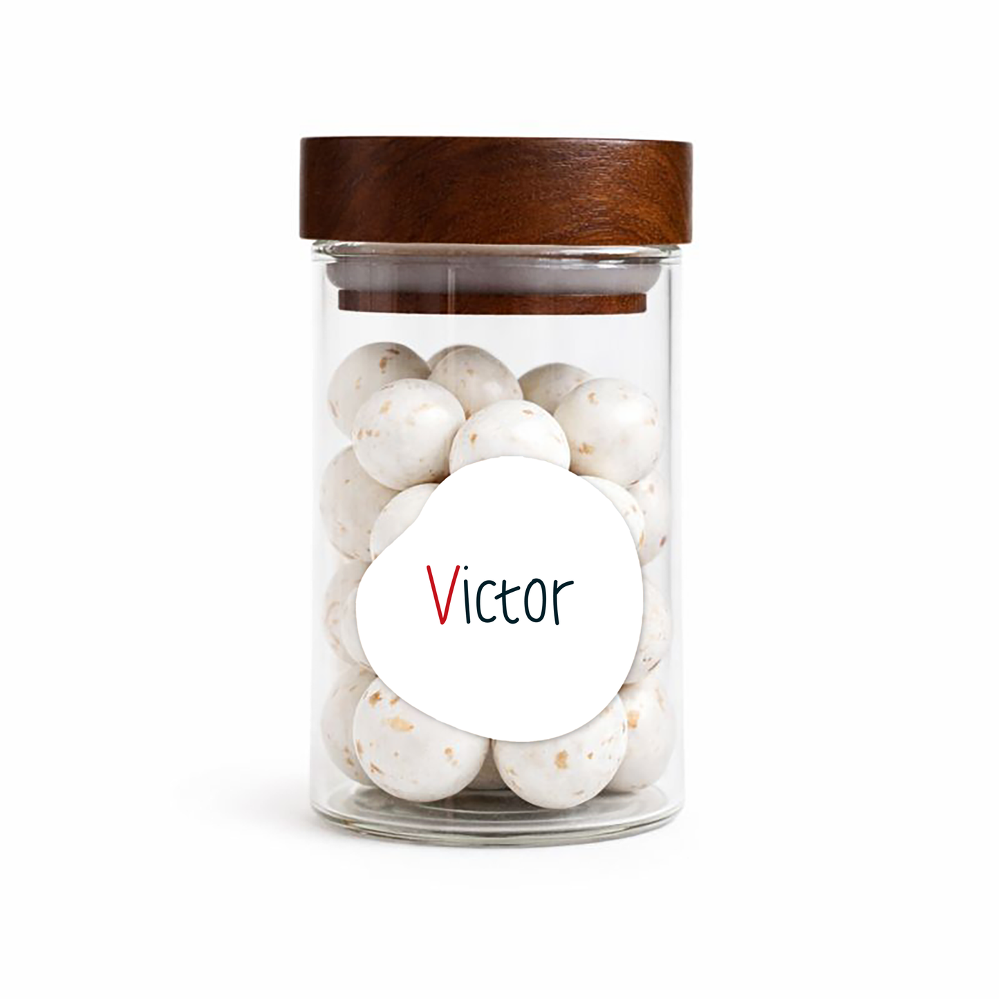 Sticker organisch - 4cm - Deugeniet collecties • vanaf 20 stuks