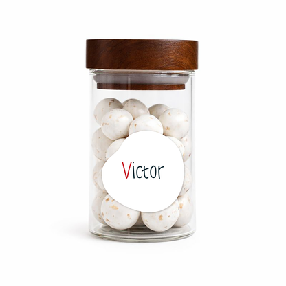 Sticker organisch - 4cm - Deugeniet collecties • vanaf 20 stuks