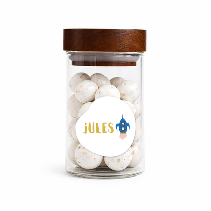 Sticker organisch - 4cm - Deugeniet collecties • vanaf 20 stuks