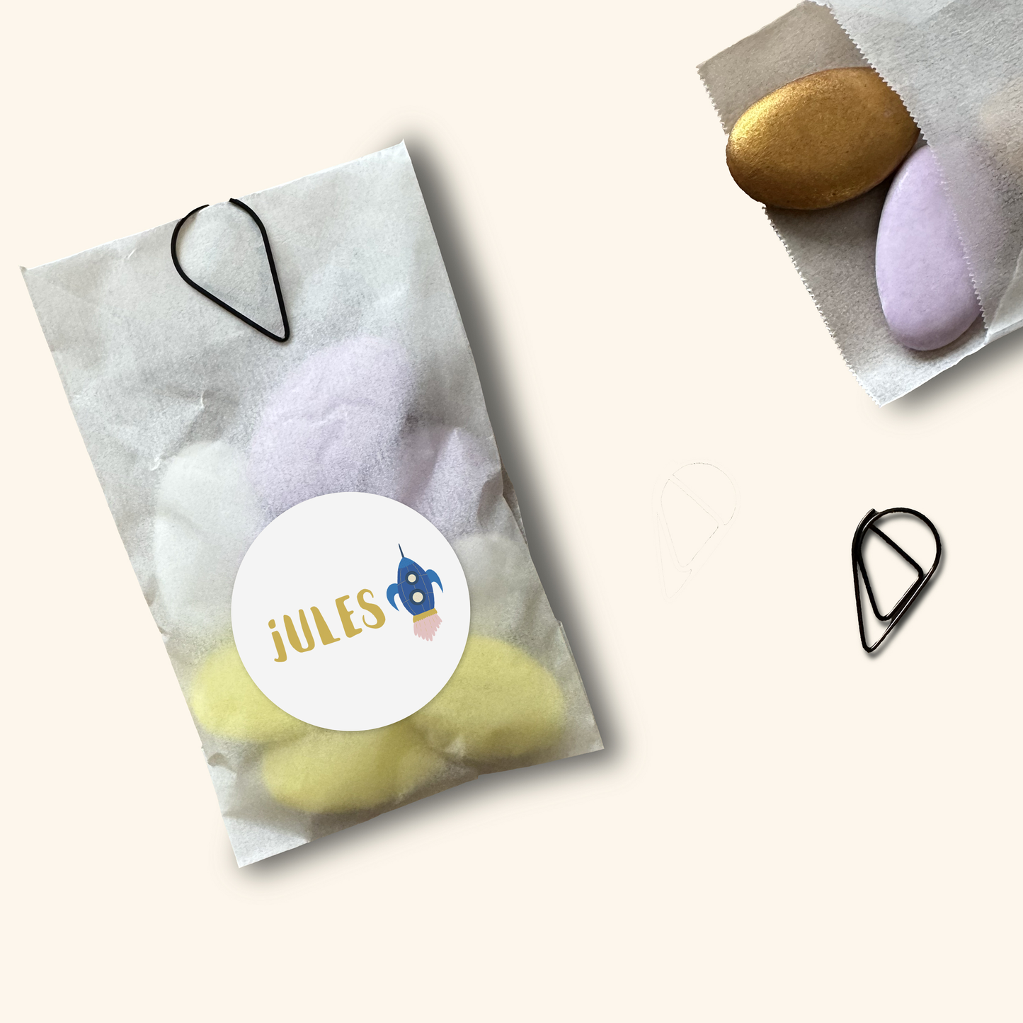 Sticker rond - 4cm - Deugeniet collecties• vanaf 20 stuks