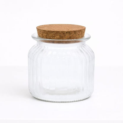 Glazen uitdeelpot - Medium - Doopsuiker