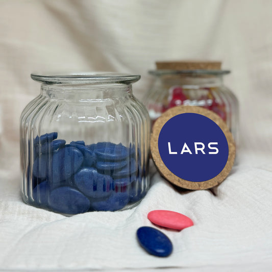 Sticker rond - 6cm - Doopsuiker • vanaf 5 stuks