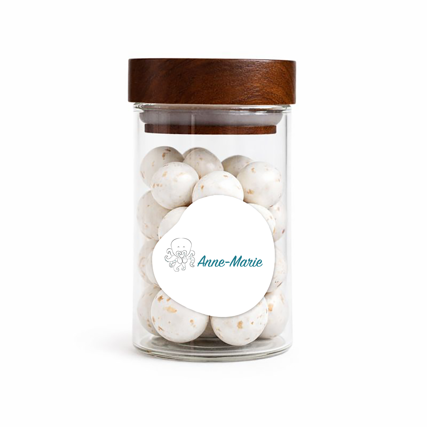 Sticker organisch - 4cm - Deugeniet collecties • vanaf 20 stuks