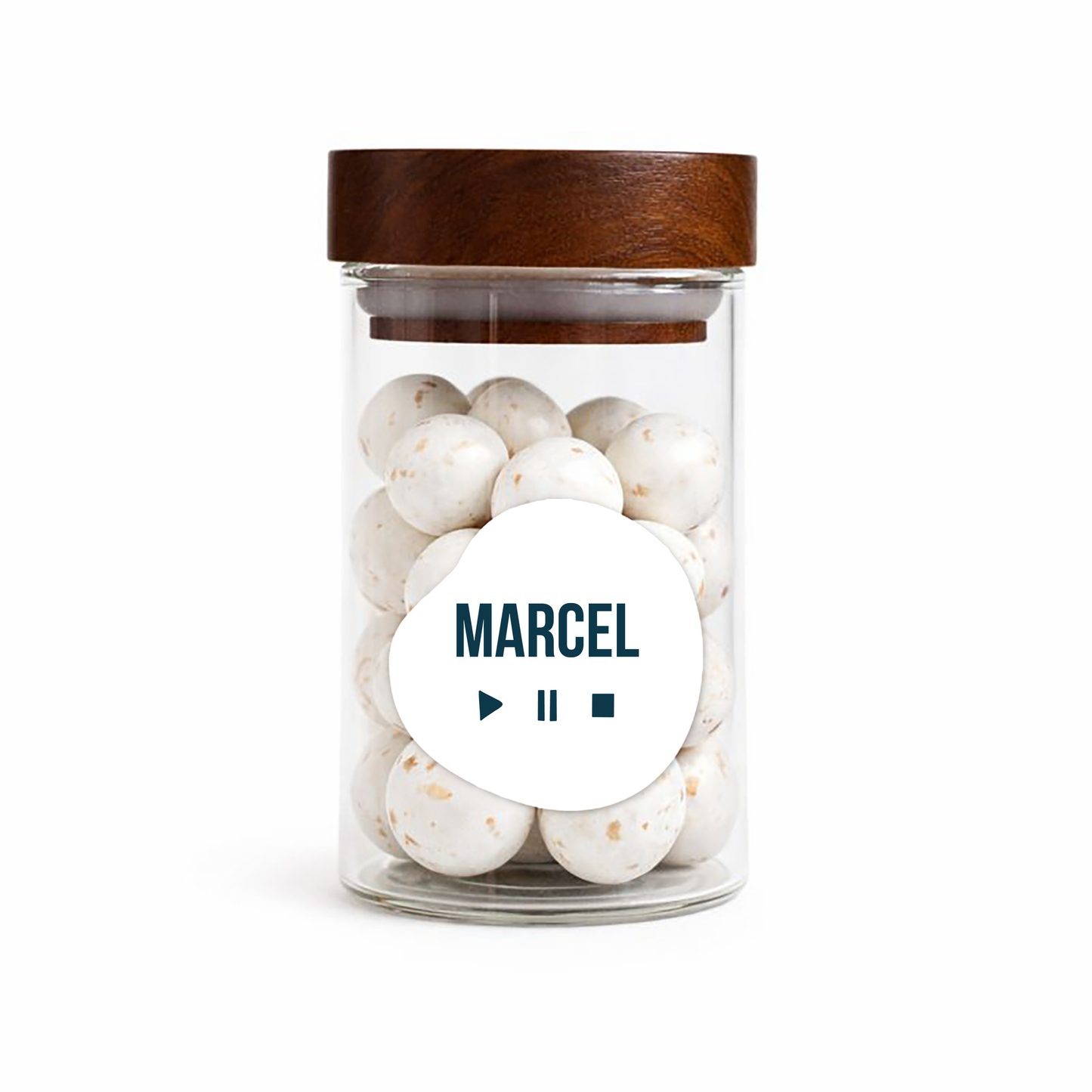 Sticker organisch - 4cm - Deugeniet collecties • vanaf 20 stuks