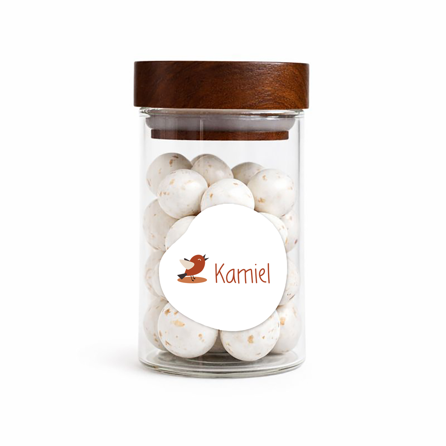 Sticker organisch - 4cm - Deugeniet collecties • vanaf 20 stuks