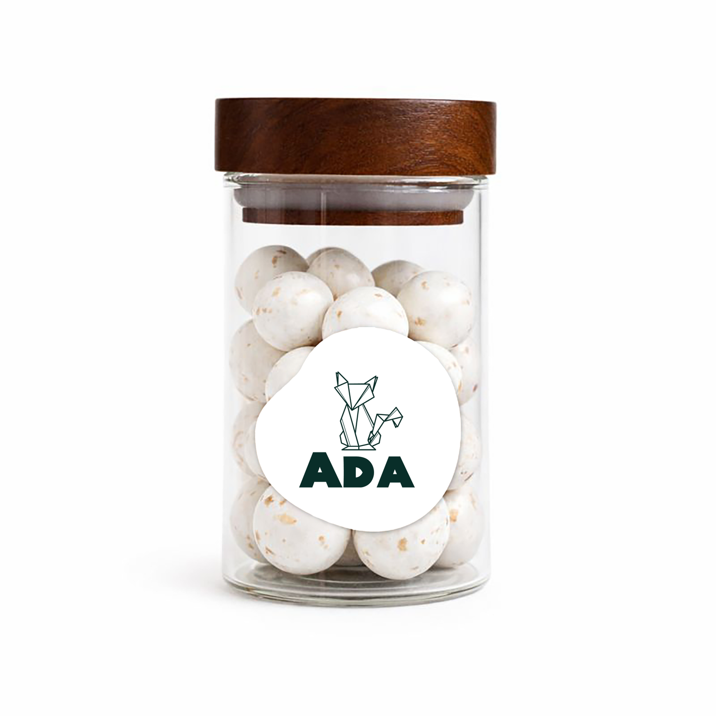 Sticker organisch - 4cm - Deugeniet collecties • vanaf 20 stuks