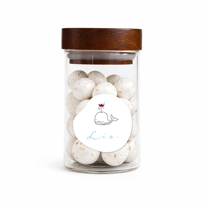 Sticker organisch - 4cm - Deugeniet collecties • vanaf 20 stuks