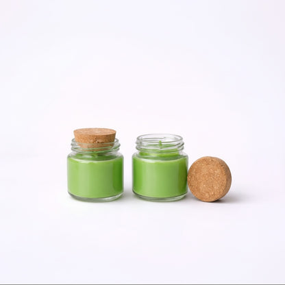 Mini kaarsje - Groen - Doopsuiker