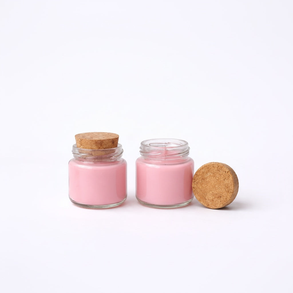 doopsuiker kaarsje roze