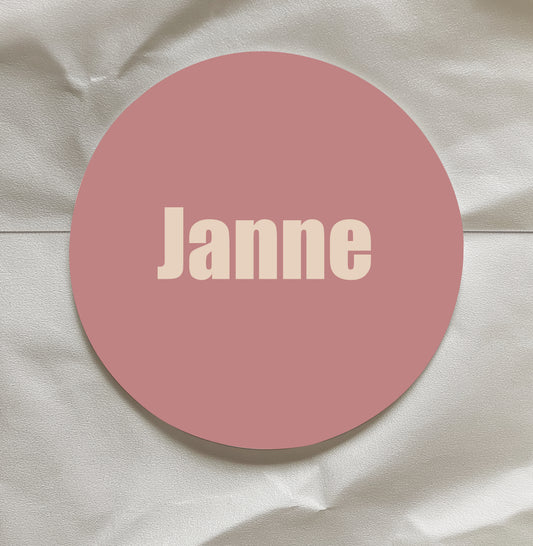 Sticker rond - 7cm - Doopsuiker • vanaf 5 stuks