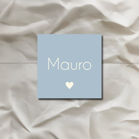 Sticker vierkant - 3cm - Doopsuiker • vanaf 20 stuks