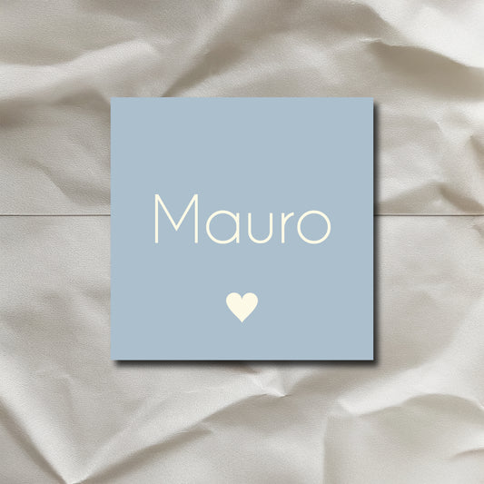 Sticker vierkant - 4cm - Doopsuiker • vanaf 20 stuks