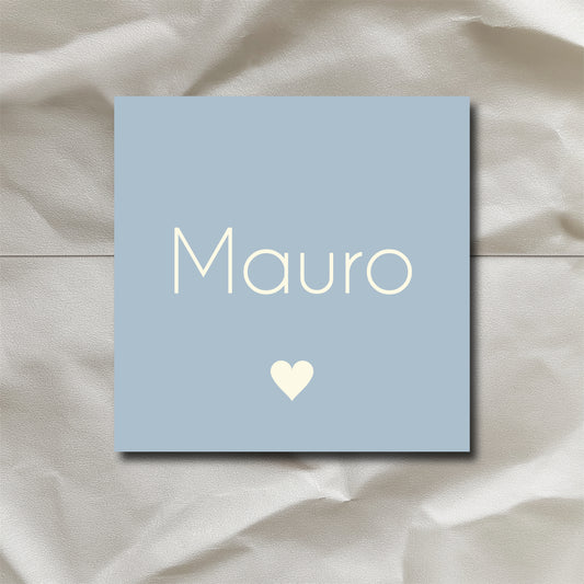 Sticker vierkant - 6cm - Doopsuiker • vanaf 5 stuks